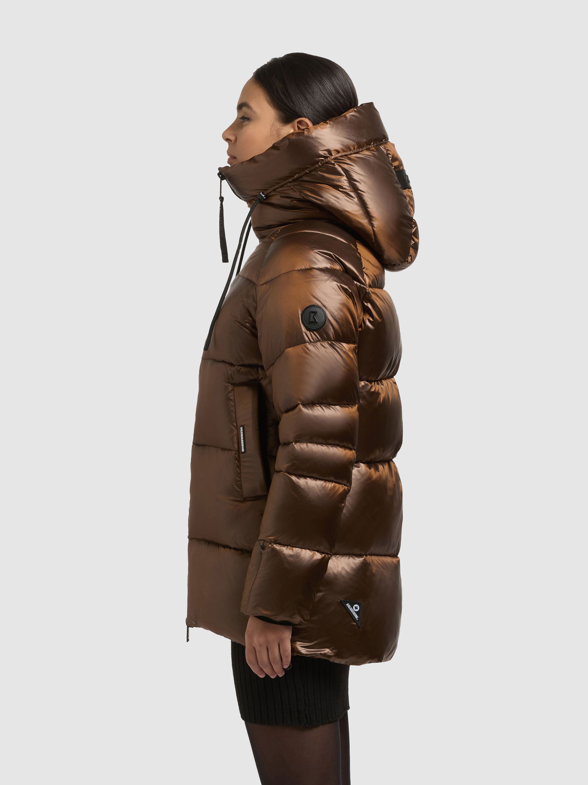 khujo-jacke-cara-copper-brown-gl-nzende-steppjacke-damen-h-ftlang image 5