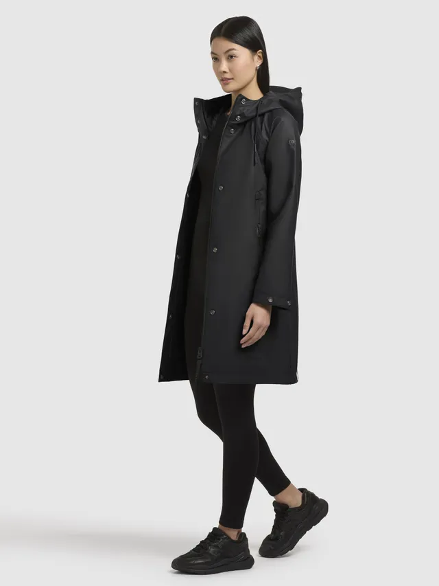 khujo-coat-liede-black-kurzmantel-regenjacke-damen image 1