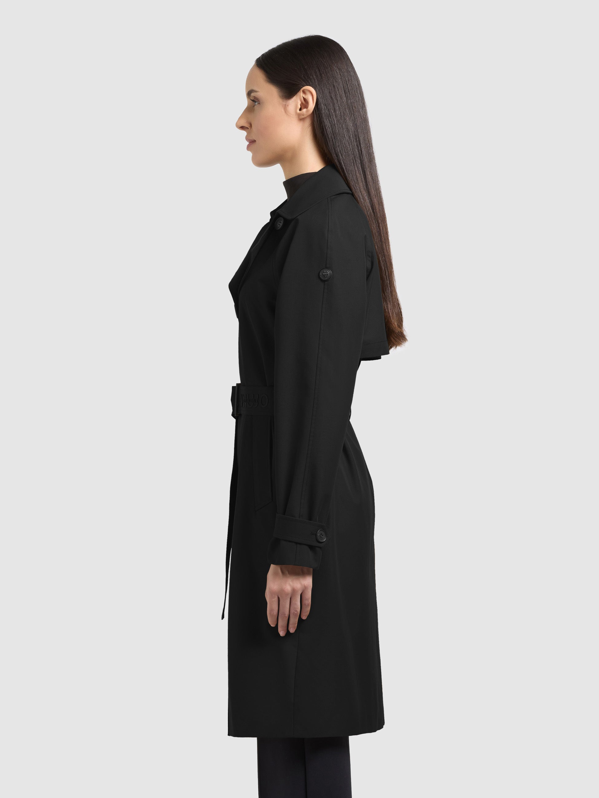 khujo-mantel-rula2-black-doppelreihiger-damen-trenchcoat-aus-baumwollgemisch-mit image 5