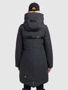 khujo-charlyn4-damen-wintermantel-dark-gray image 3