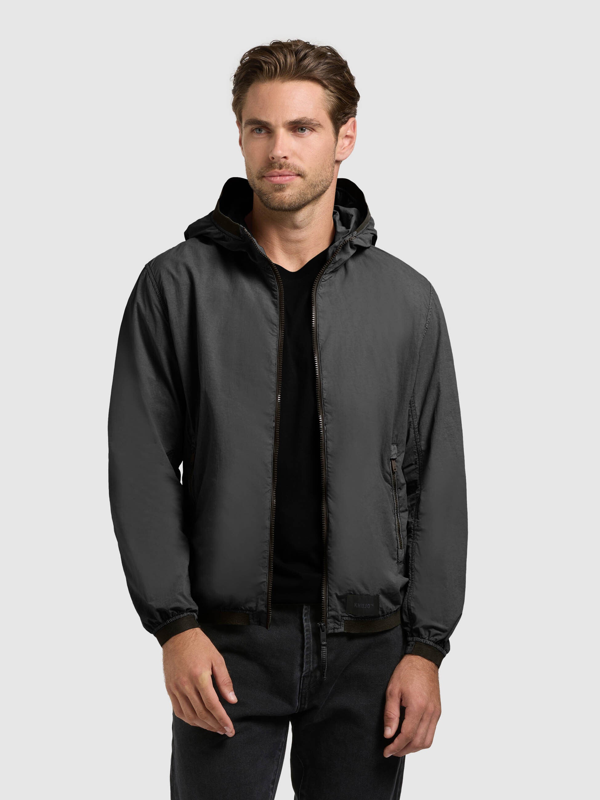 khujo-derf-blousonjacke-hazy-teal-green-leichte-kapuzenjacke image 4