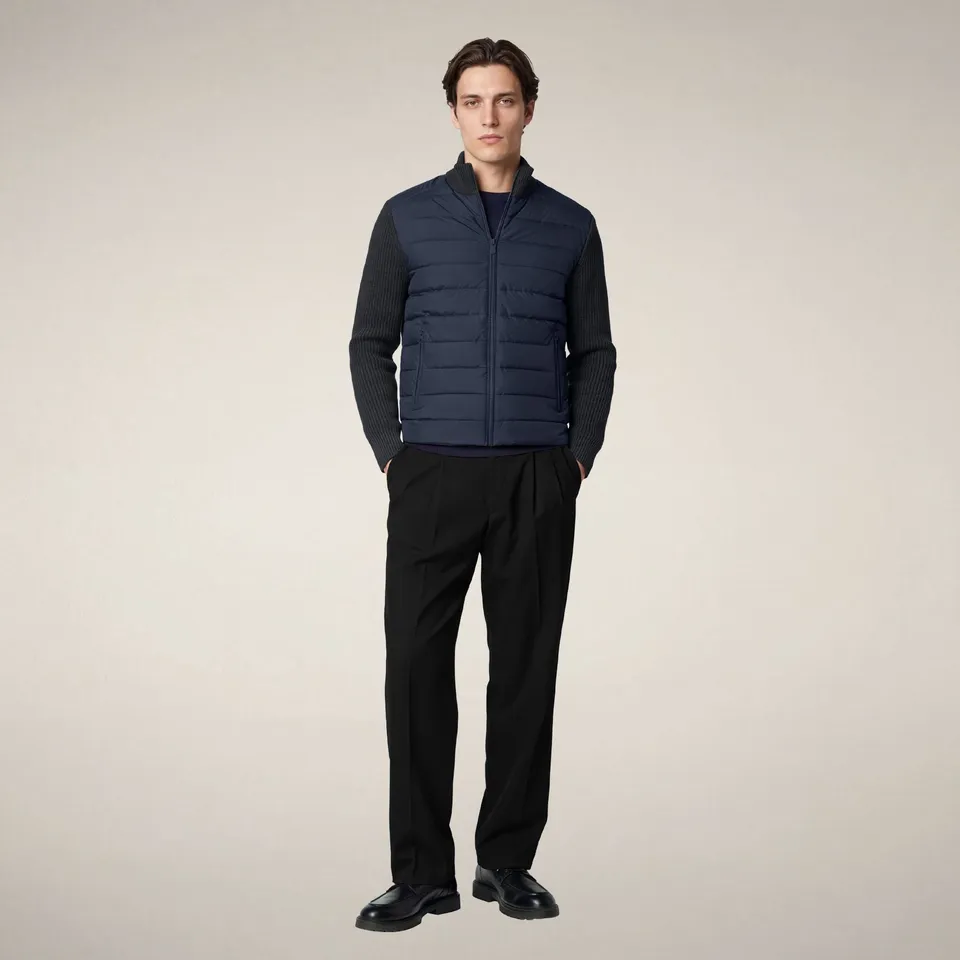 save-the-duck-sedum-herren-hybrid-jacke-blau-schwarz image 1
