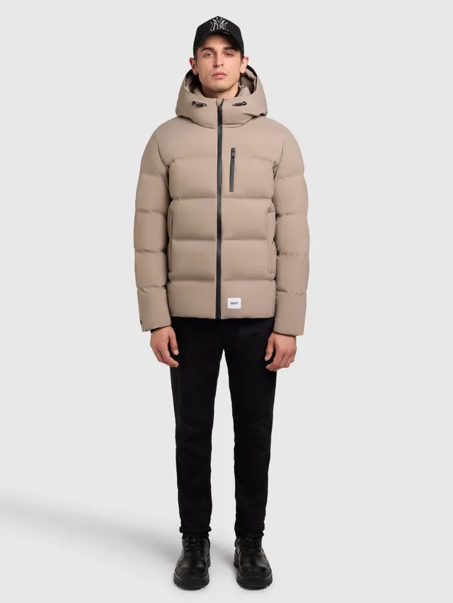 khujo-silas3-damen-steppjacke-greige-wattiert image 1