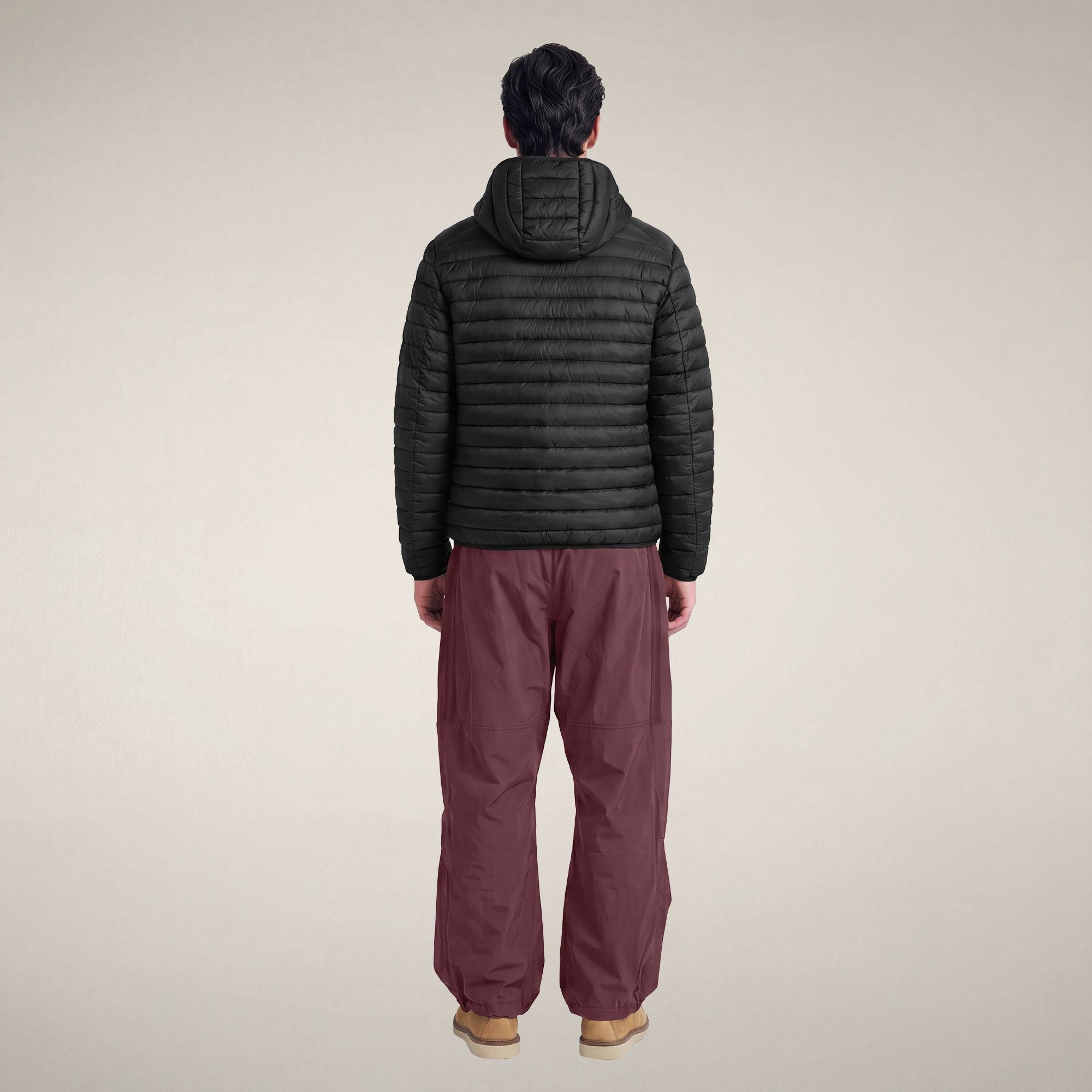 save-the-duck-donald-herren-steppjacke-schwarz-mit-kapuze image 2