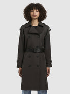khujo-coat-rula-dark-gray-knielanger-trenchcoat-mit-g-rtel image 4