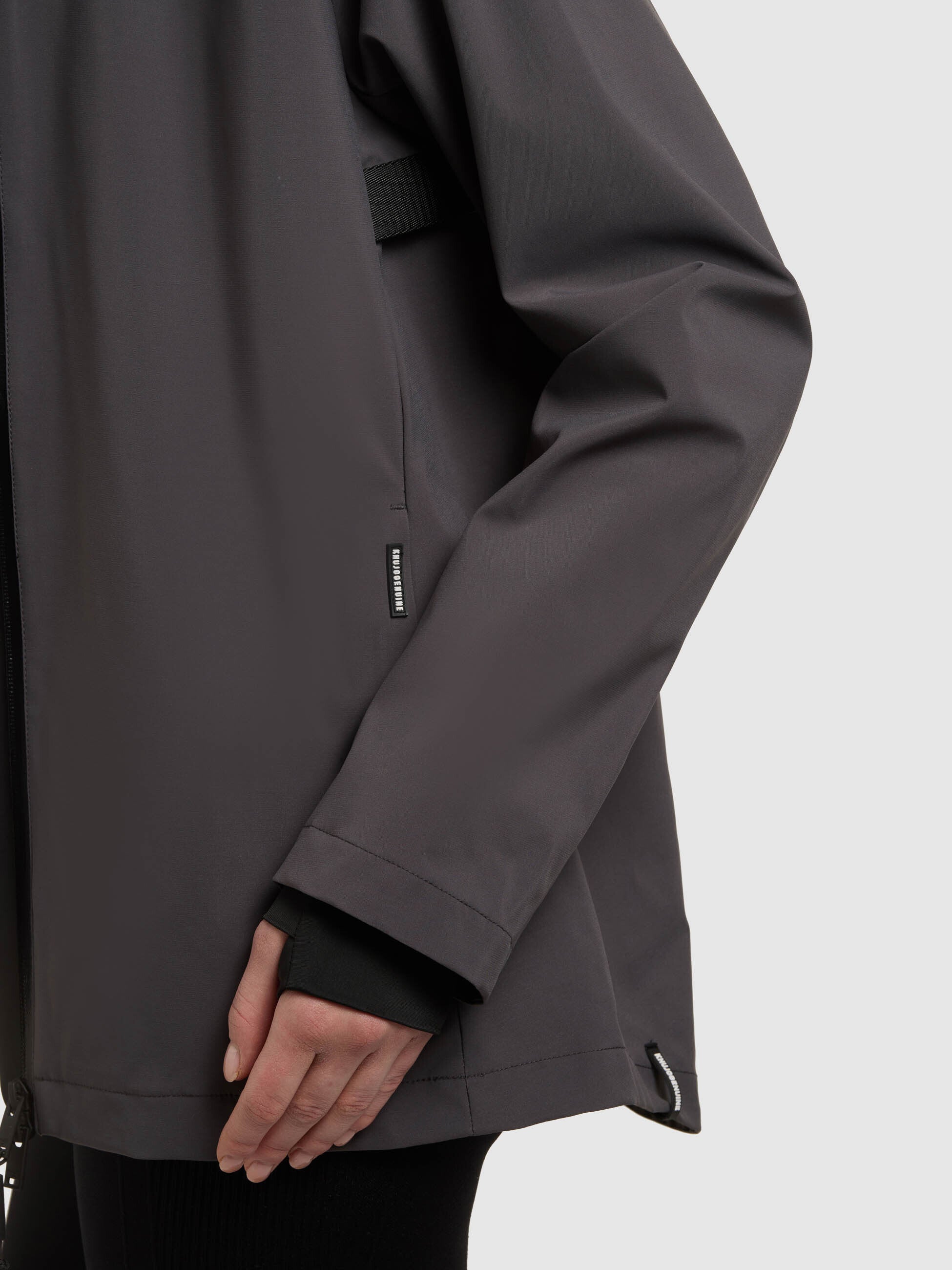 khujo-jacke-wrem-slate-grey-wasserabweisende-damen-kapuzenjacke image 8