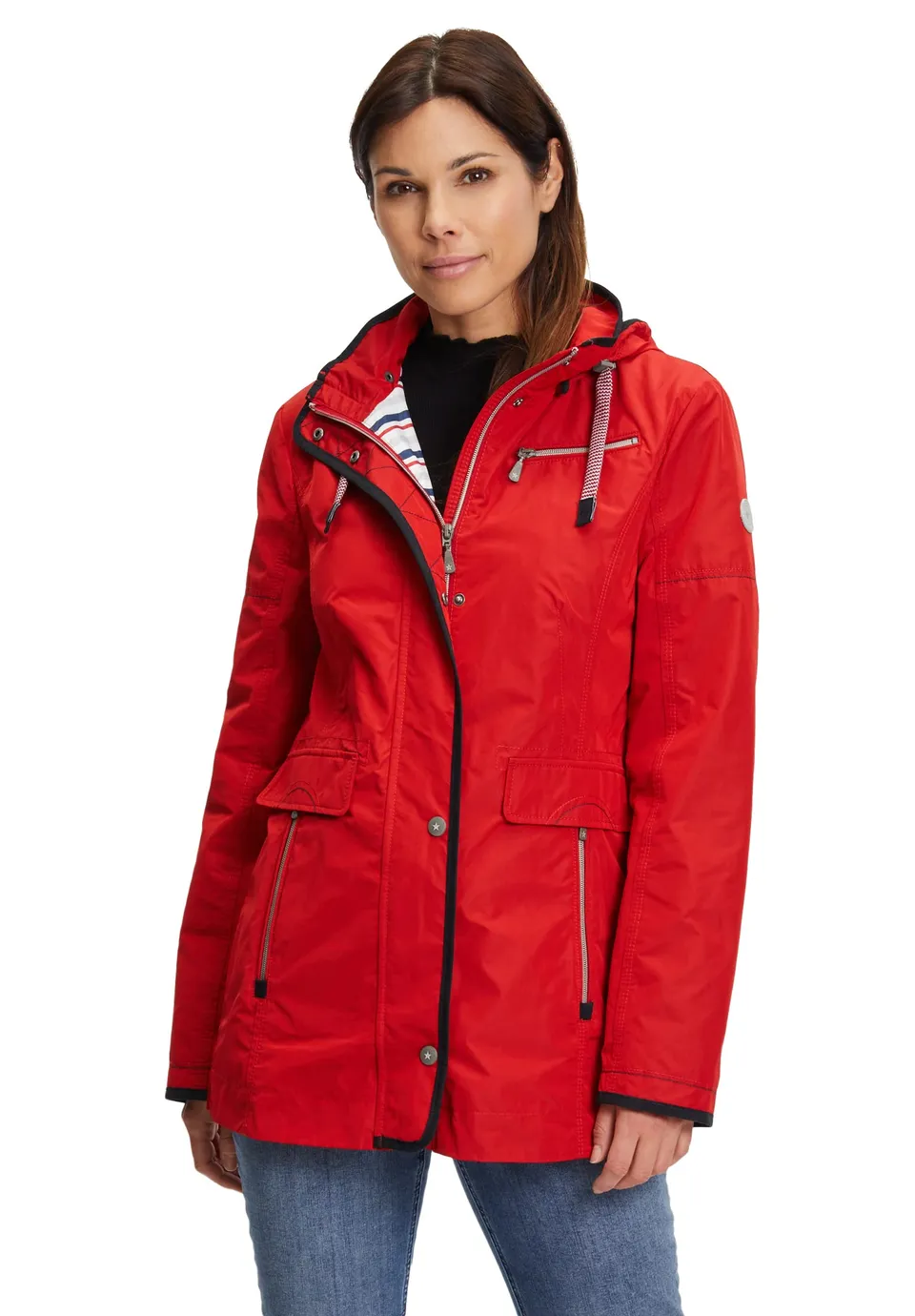 gil-bret-dublin-damen-sommerjacke-mit-kapuze-und-streifendessin image 1