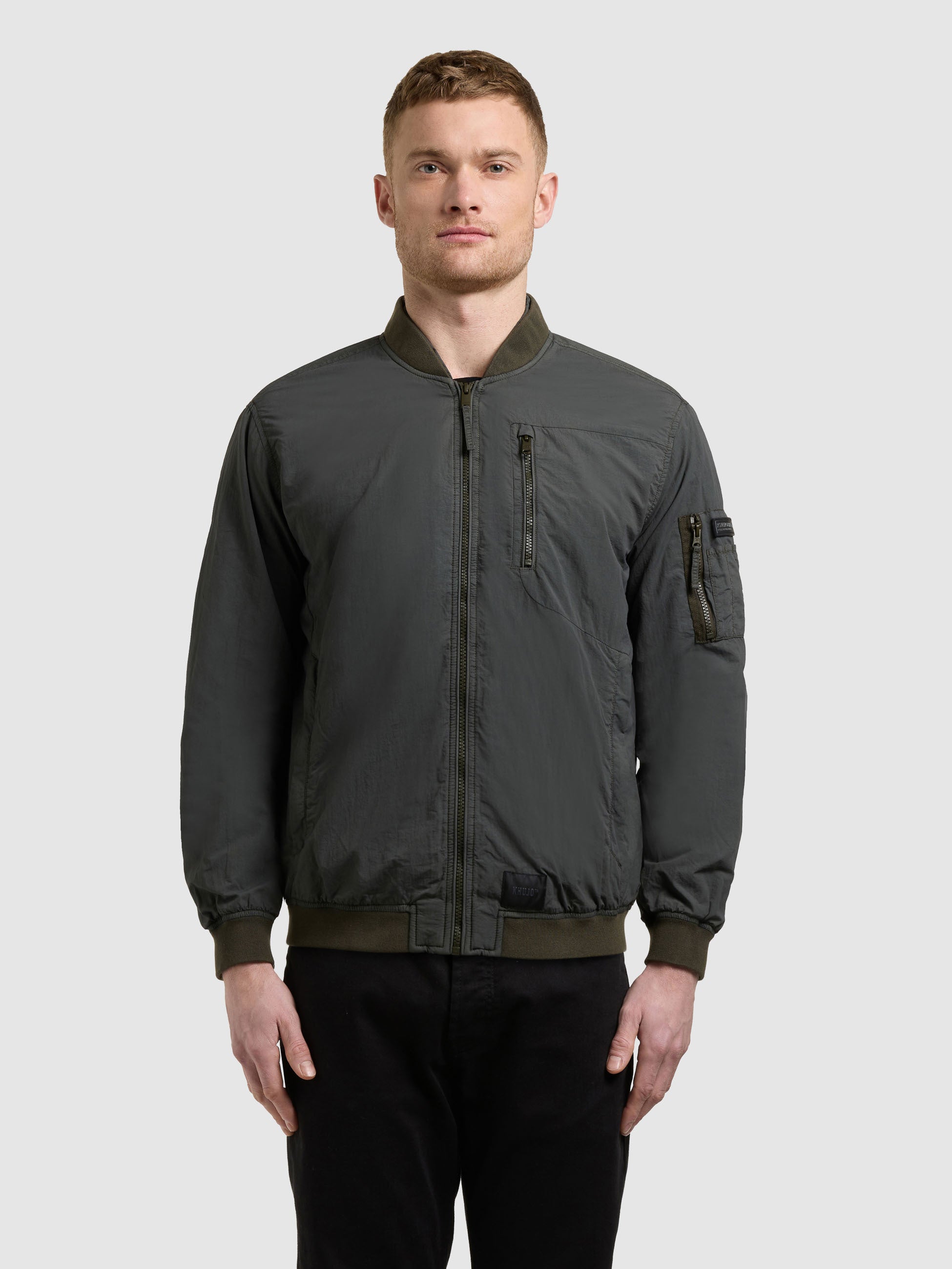 khujo-ibe-blousonjacke-hazy-teal-green image 4