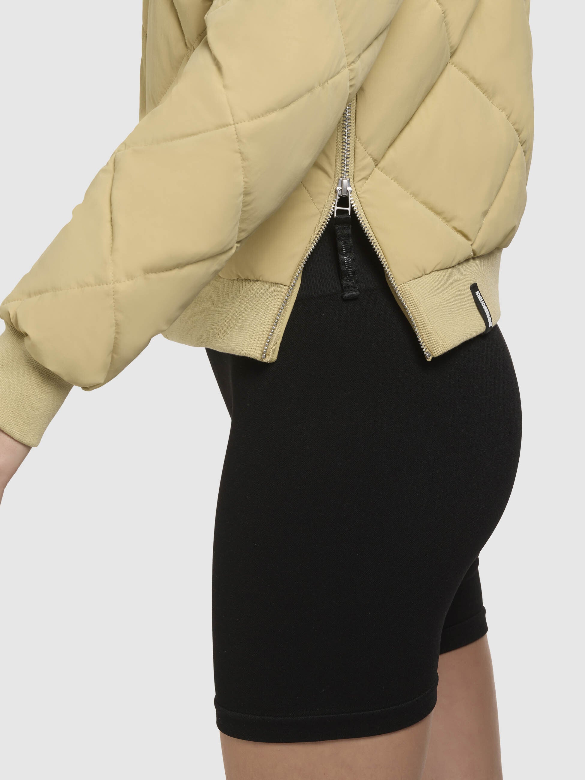 khujo-jacke-ange-gelbgr-n-kurze-damen-bomber-steppjacke image 8