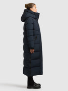 khujo-coat-shimanta5-damen-wintermantel-port-blue-wadenlang image 6