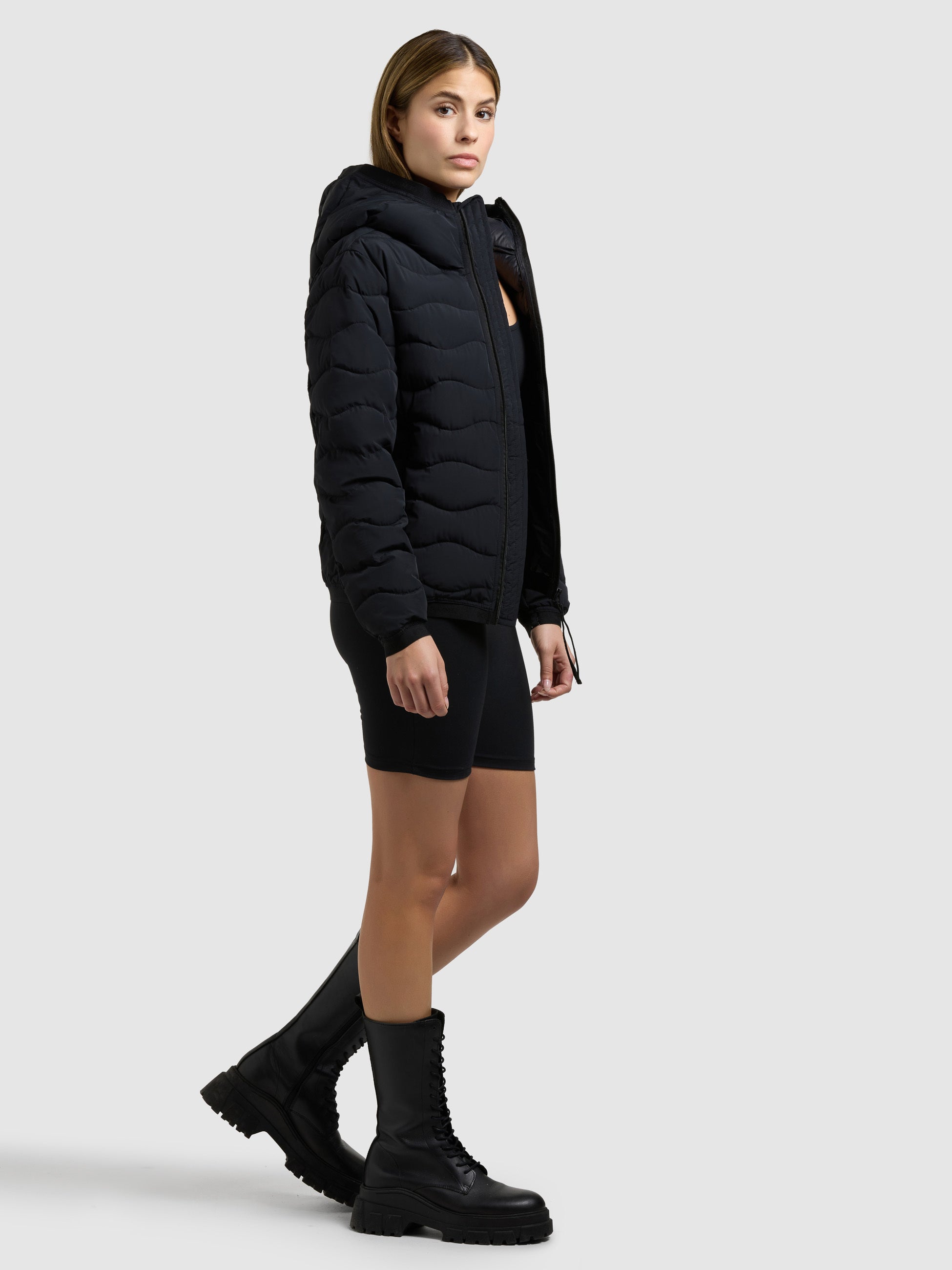 khujo-jacke-nargo2-black-damen-h-ftlange-steppjacke-schwarz-slim-fit image 2