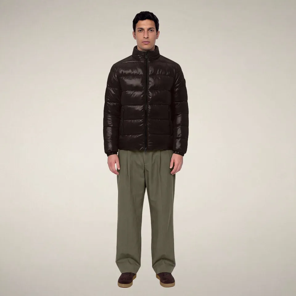 save-the-duck-jobim-herren-steppjacke-braun-schwarz image 1