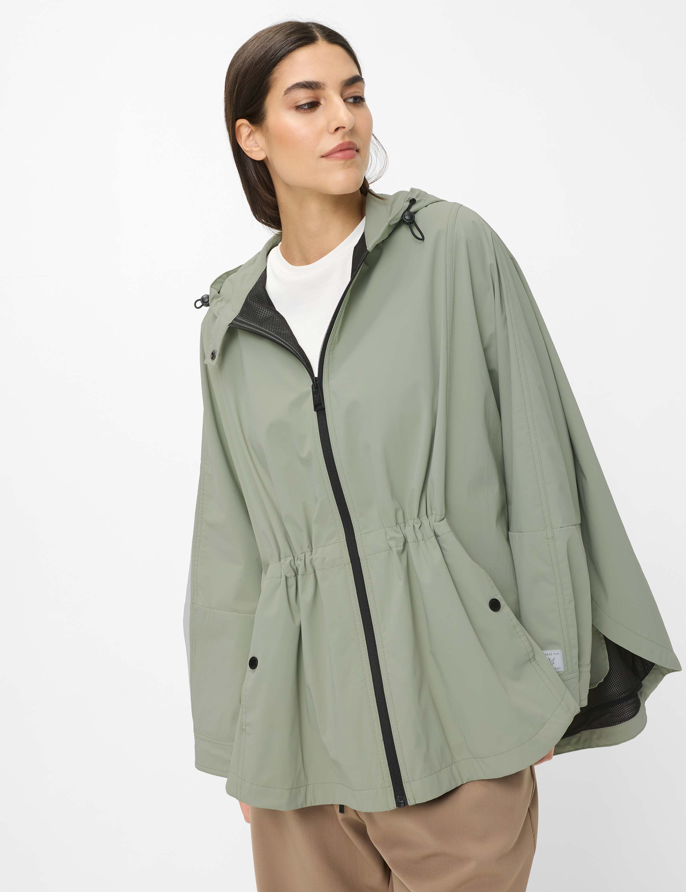 fuchs-schmitt-poncho-porto-damen-jacke-mit-kapuze-in-a-linie image 1