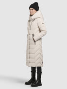 khujo-mantel-sensy-cremewei-damen-steppmantel-wadenlang-regular-fit image 5
