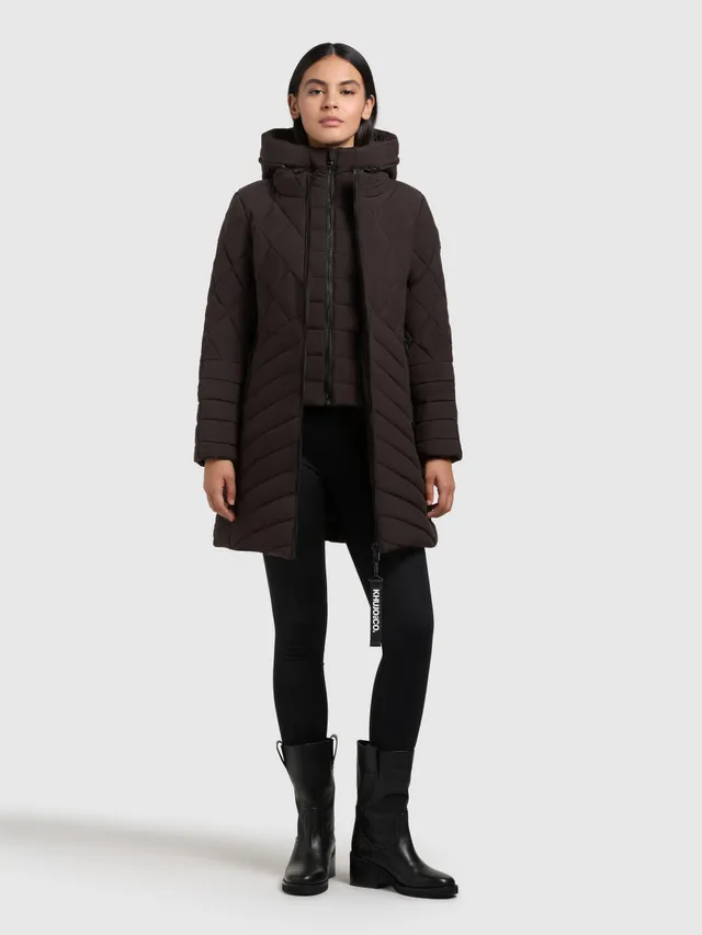 khujo-coat-ivana-moody-plum-damen-kurzmantel image 1