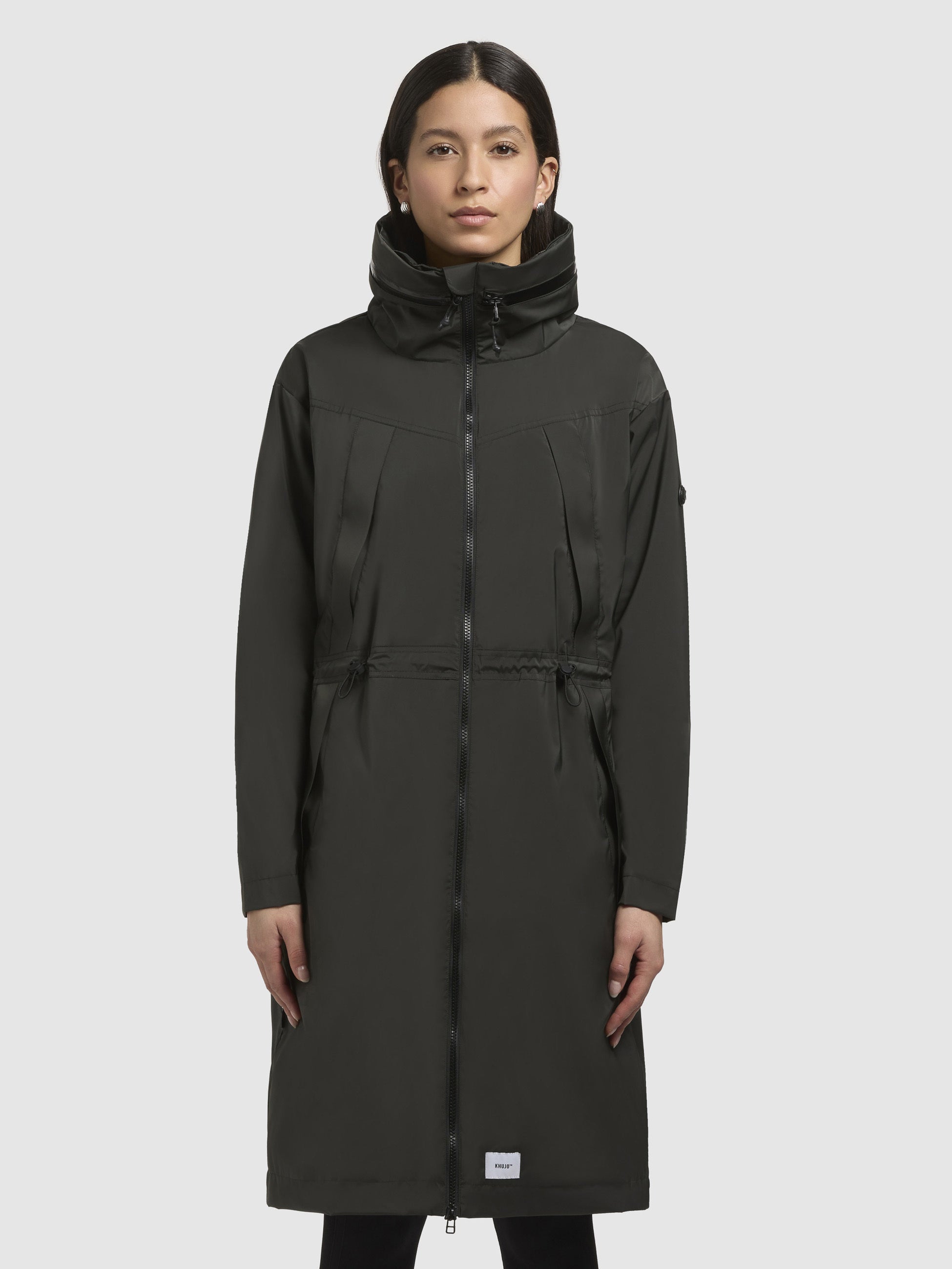 khujo-mantel-loulou-dunkelgr-n-kurzmantel-windbreaker-knielang-loose-fit image 4