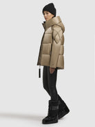 khujo-jacket-isett-sand-damen-steppjacke-gl-nzend-mit-rucksacktr-gern image 6
