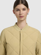 khujo-jacke-ange-gelbgr-n-kurze-bomber-steppjacke-regular-fit image 7