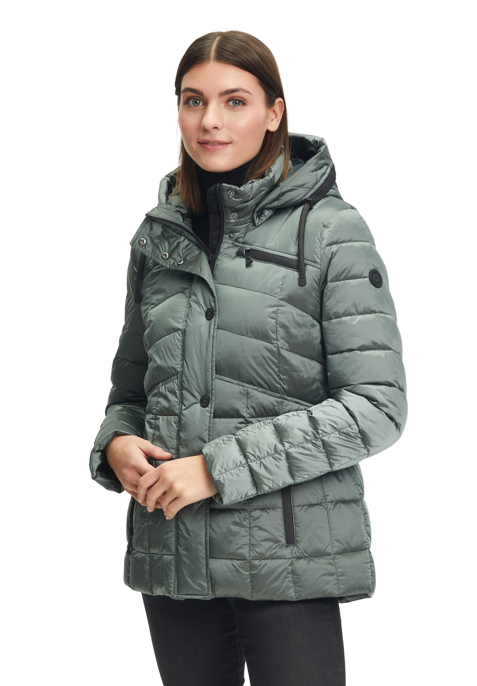 gil-bret-damen-jacke-9189-6252-steppjacke-mit-rei-verschl-ssen-und-moderner-step image 1
