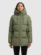 khujo-drown-matt-steppjacke-fern-green image 4