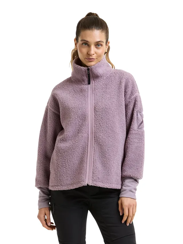 didriksons-melissa-sherpa-teddy-fleecejacke-damen-full-zip image 1
