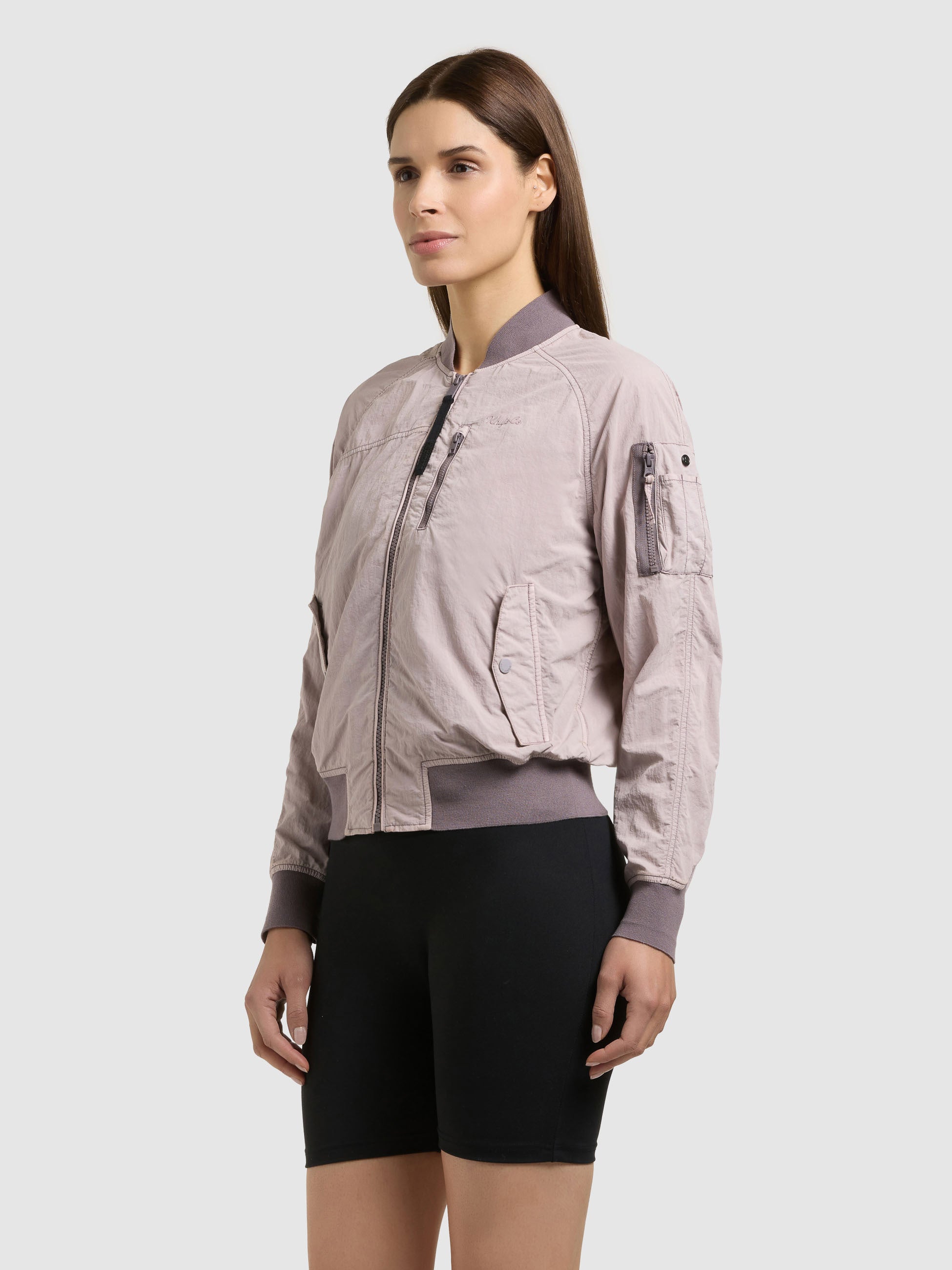 khujo-jacke-zaria-raindrops-lilac-bomberjacke-blouson-ungef-ttert-damen image 5