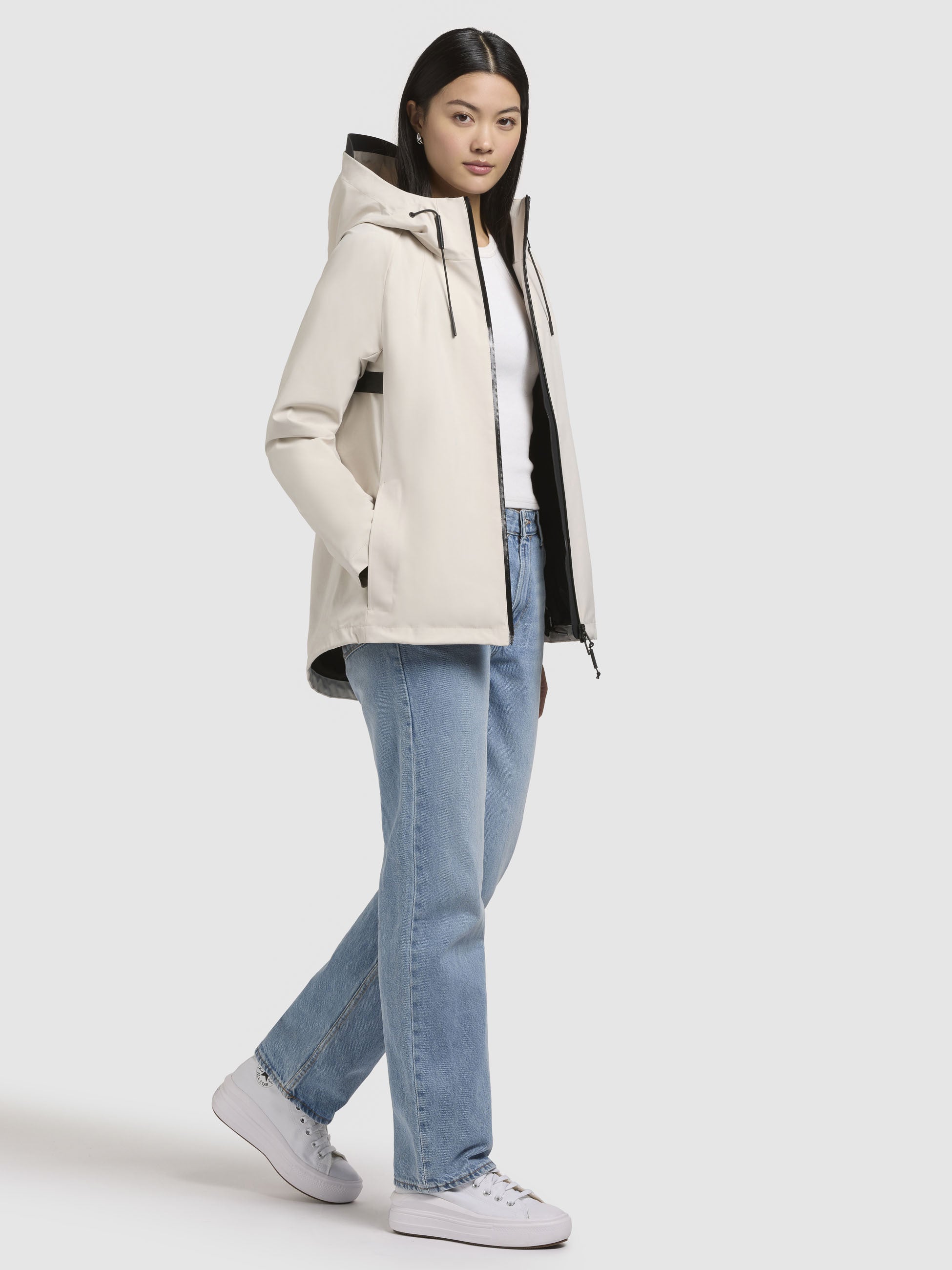 khujo-jacke-woom-naturwei-wasserabweisende-regenjacke-mit-kapuze image 6