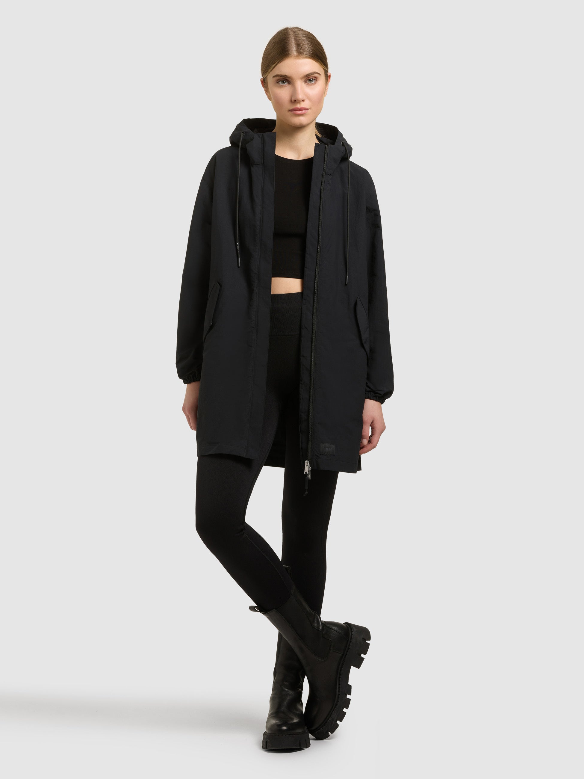khujo-ameti-damen-jacke-mit-tasche-black image 6