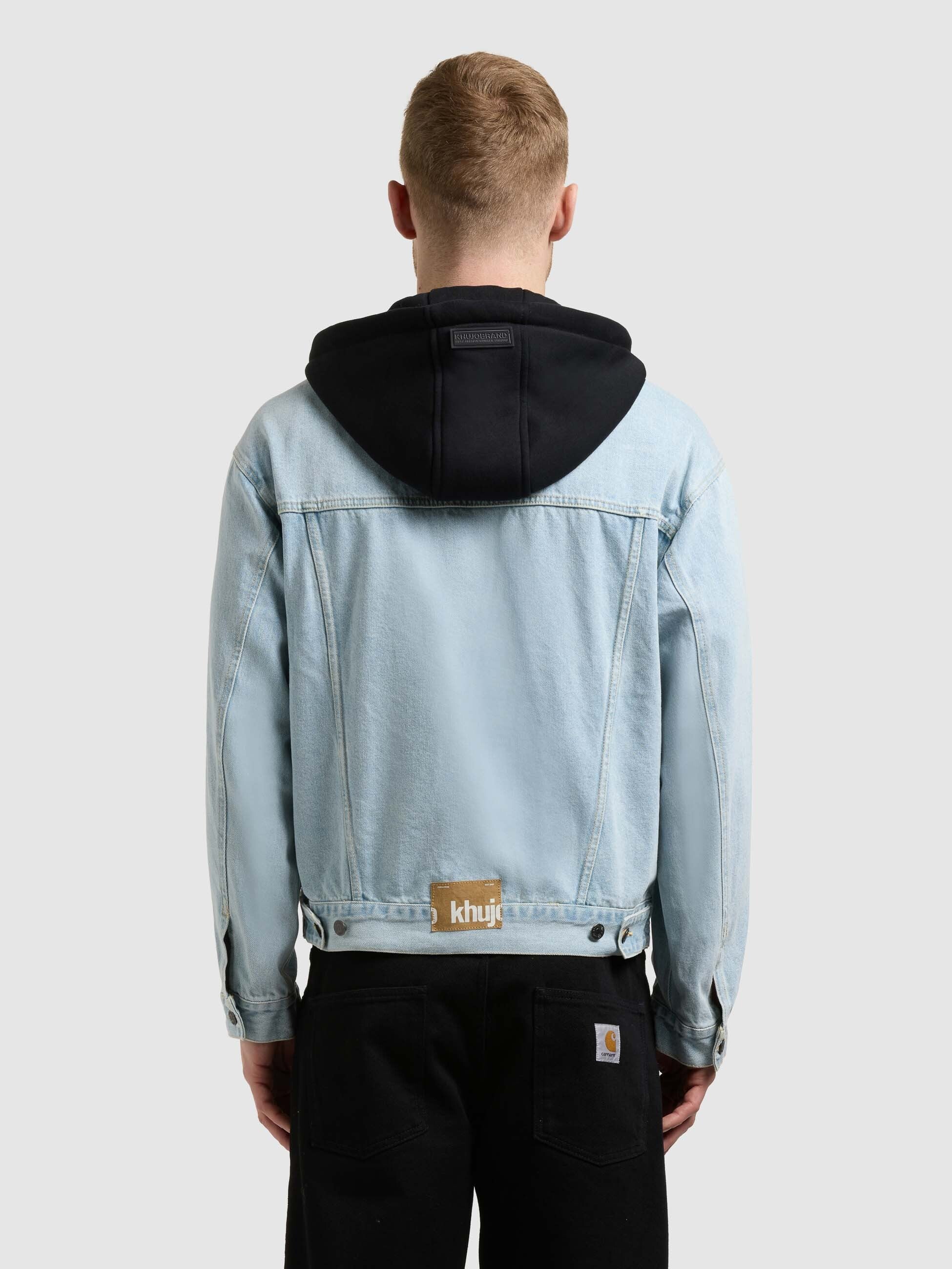 khujo-jacke-jokin-light-blue-jeansjacke-aus-baumwoll-denim-mit-kapuze image 3
