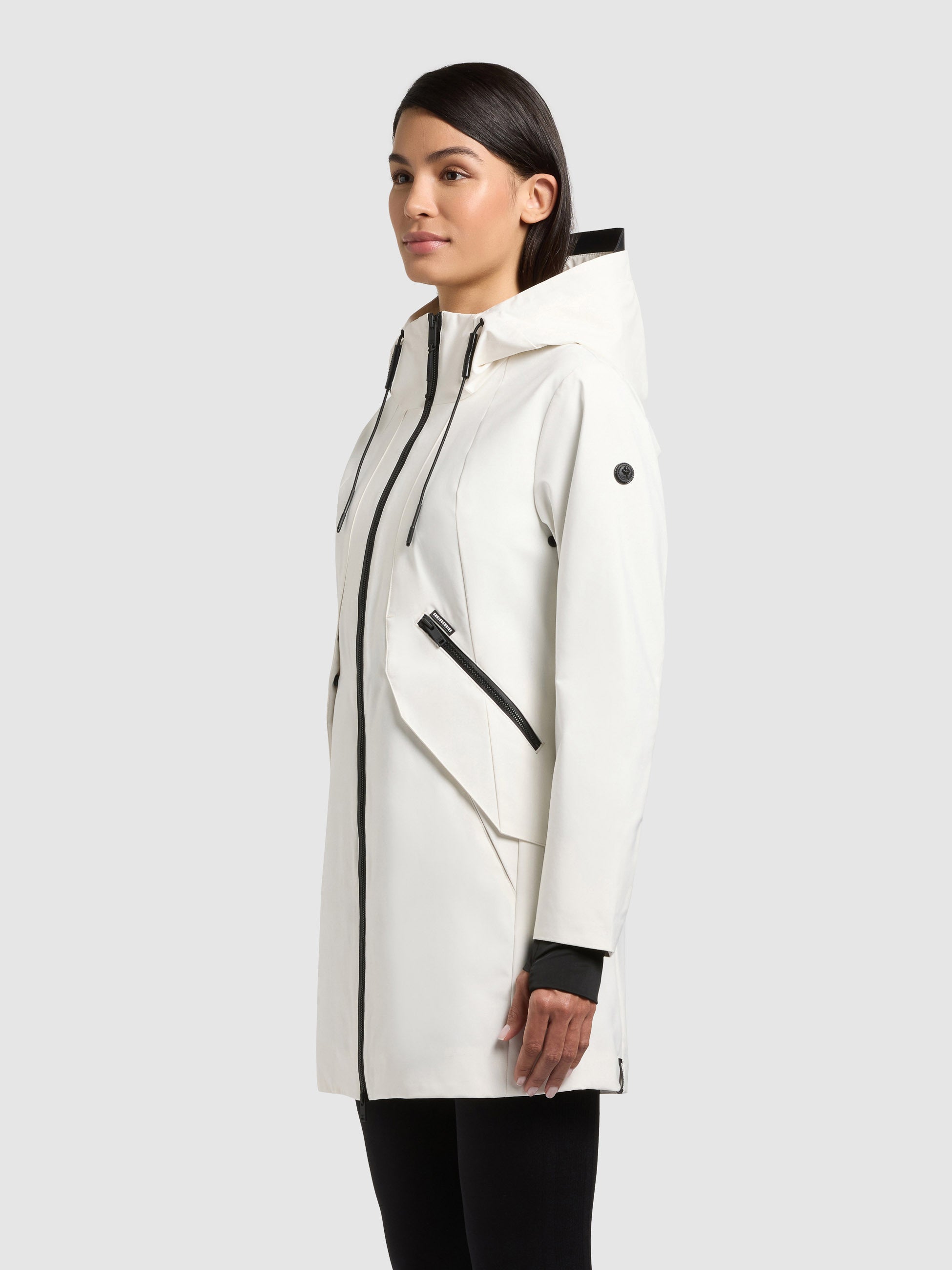 khujo-eiza-regenmantel-sommerjacke-off-white image 5
