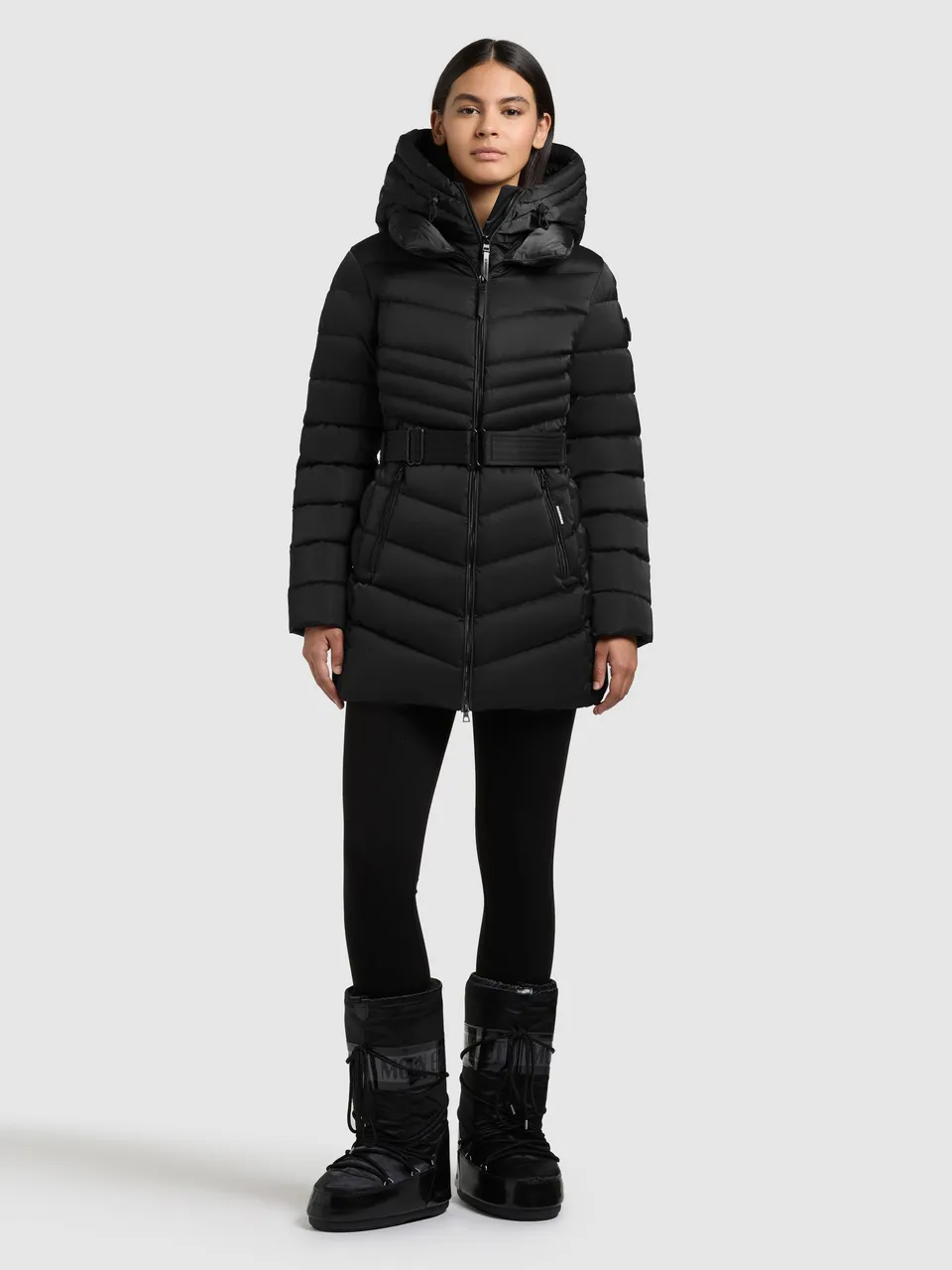 khujo-kina-jacket-black-steppjacke-damen-mit-herausnehmbarem-einsatz image 1