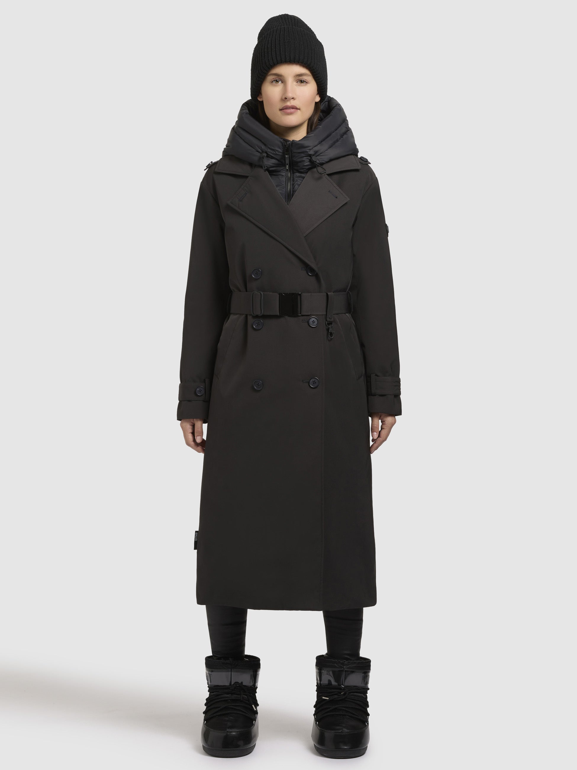 khujo-coat-elena-dark-gray-damen-trenchcoat-mit-herausnehmbarer-steppweste image 1