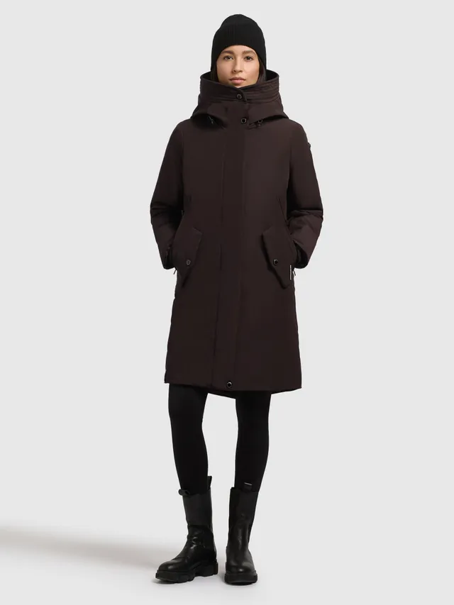 khujo-mantel-webb-moody-plum-warm-wattierter-kurzmantel-mit-kapuze-f-r-damen image 1