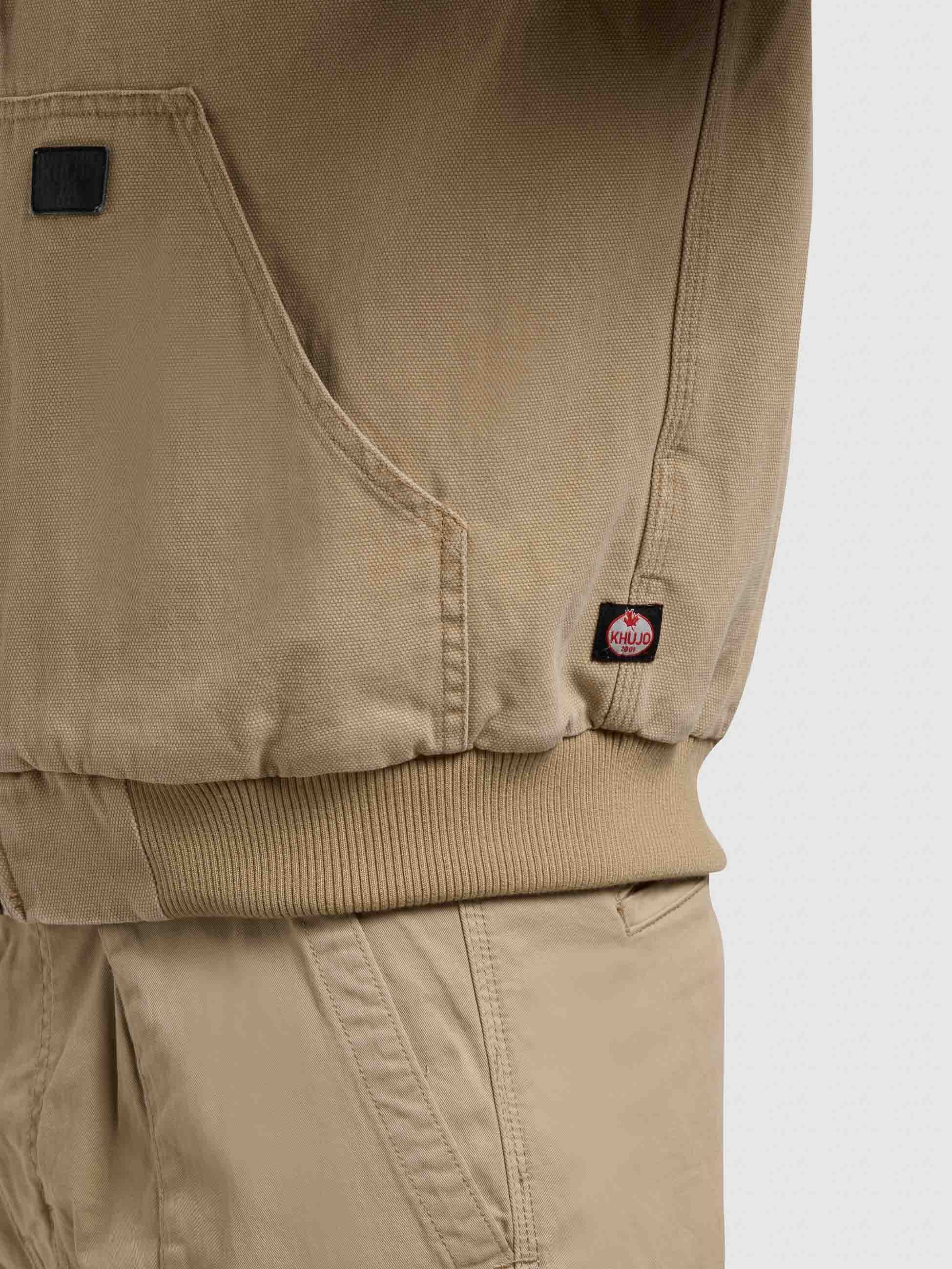 khujo-jacke-rhiis-camel-workwear-blouson-aus-baumwoll-canvas image 8