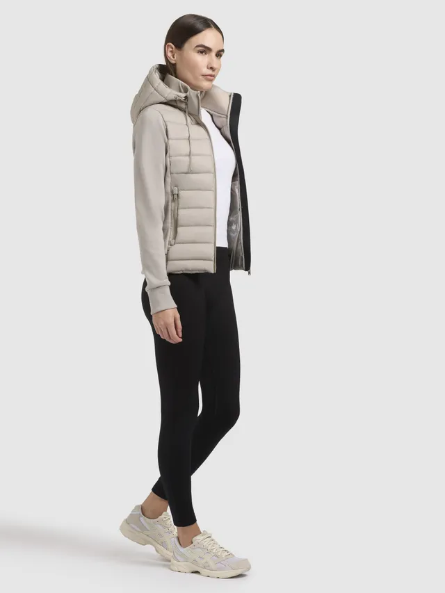 khujo-athi-jacket-beige-slim-fit-steppjacke-mit-abnehmbarer-kapuze image 1