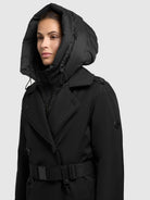 khujo-elena2-damen-winter-trenchcoat-black image 7