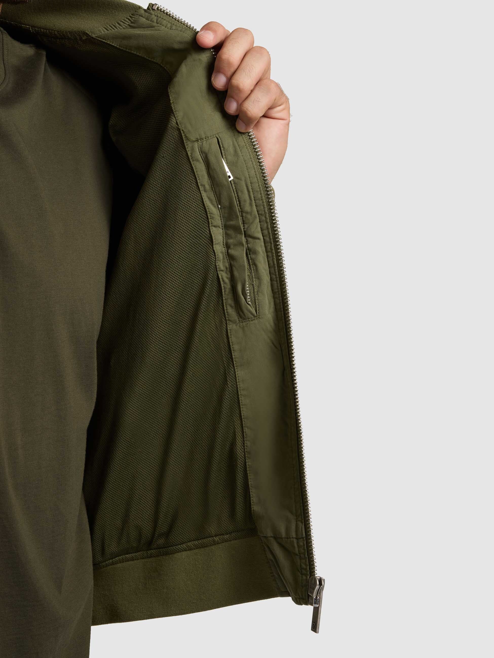 khujo-jacke-tawas-olive-bomberjacke image 8