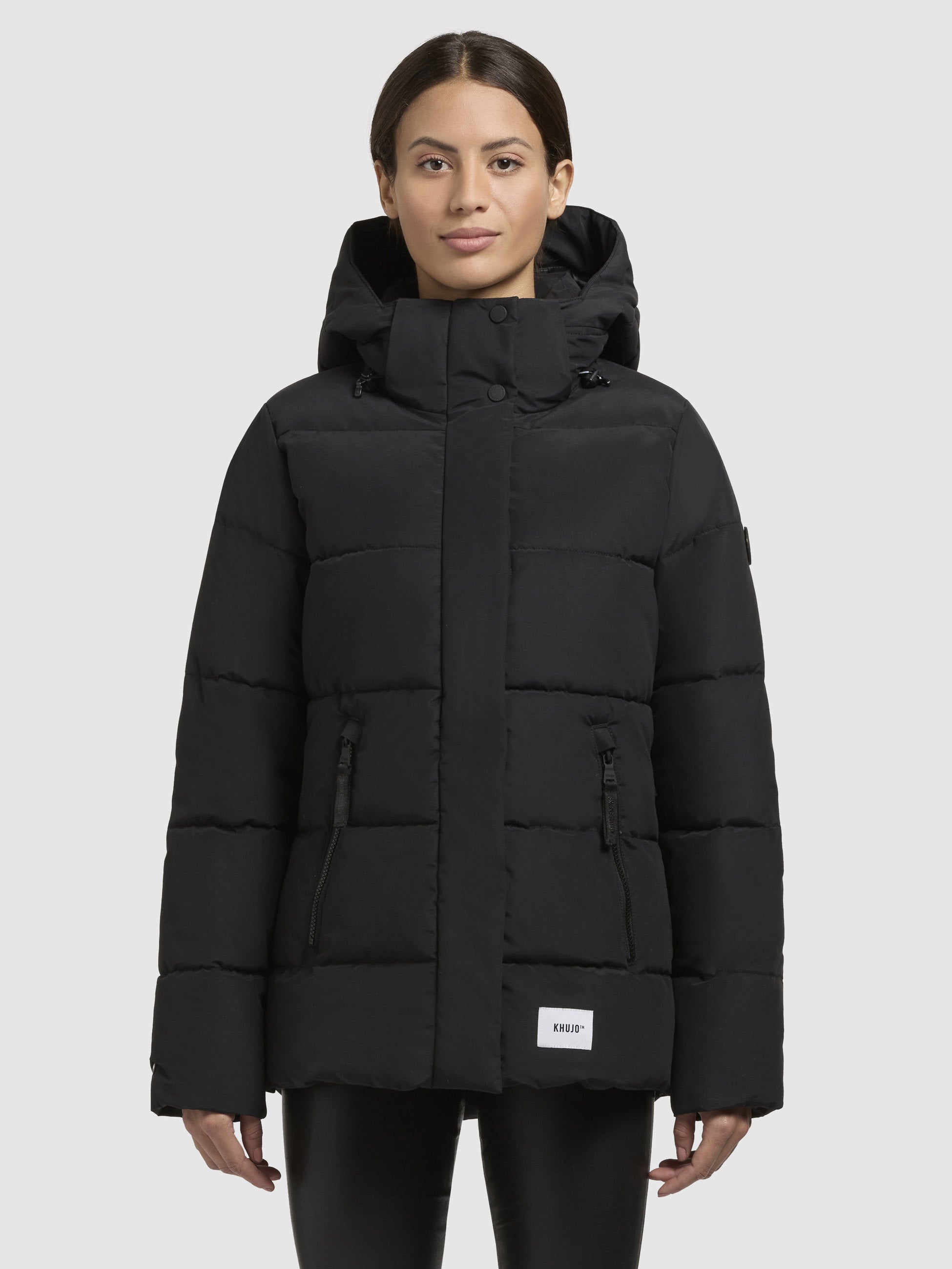 khujo-manc-damen-winterjacke-schwarz image 4