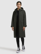 khujo-mantel-femke-dunkelgr-n-slim-fit-regenmantel image 6