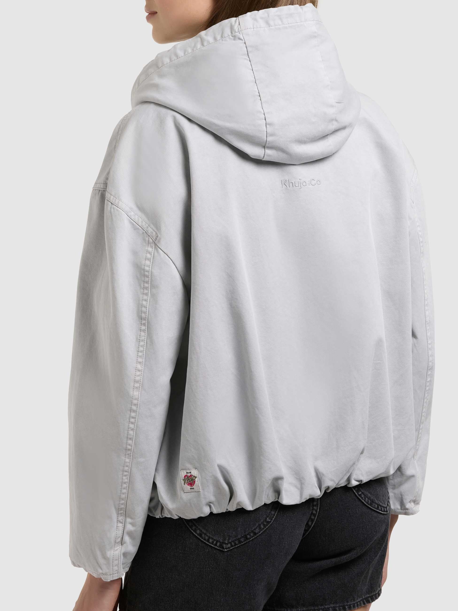 khujo-jacke-judy-light-grey-damen-blousonjacke-mit-kapuze image 8