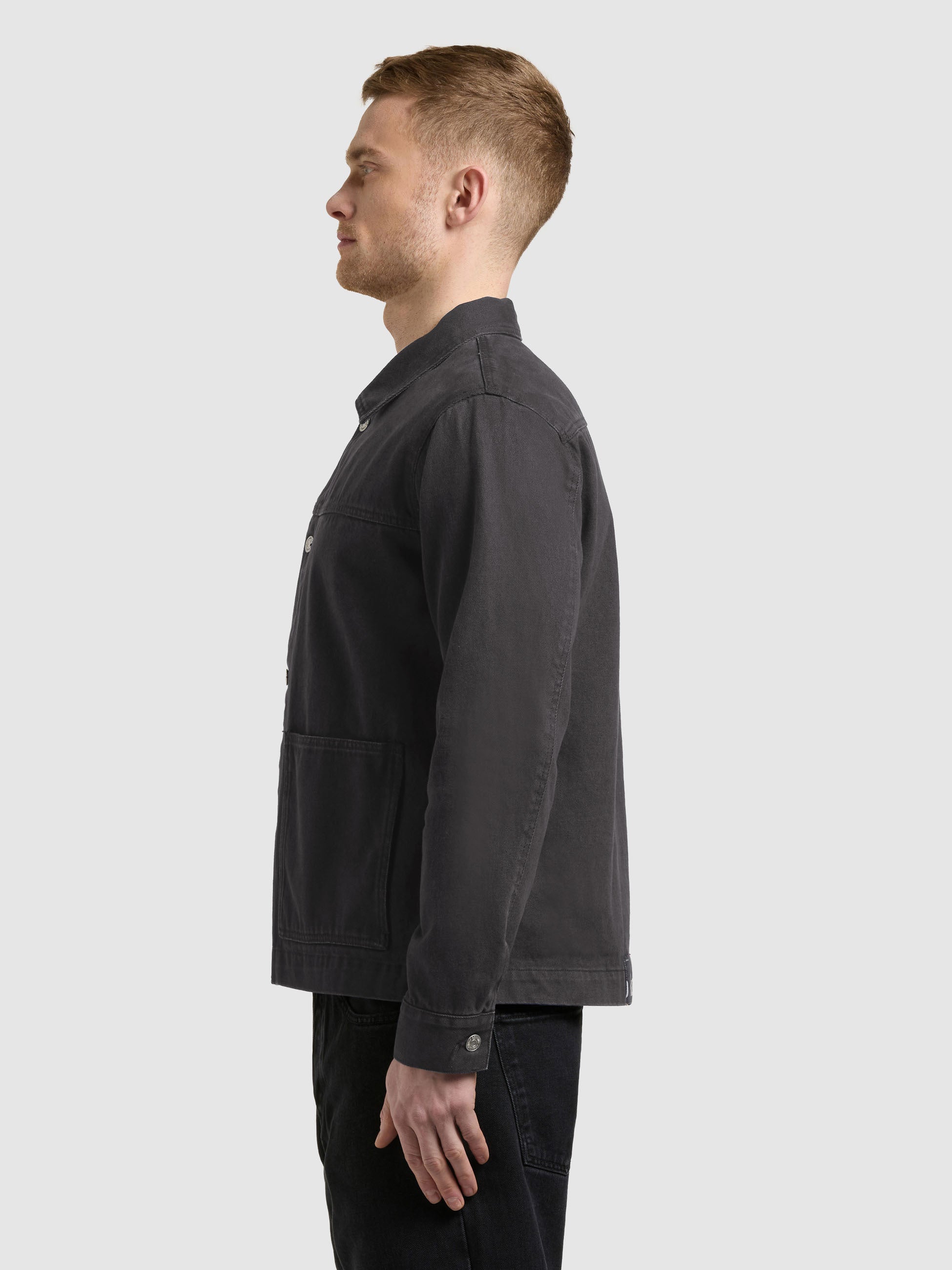 khujo-barto-jeansjacke-f-r-herren-denim-fieldjacket-in-black image 5