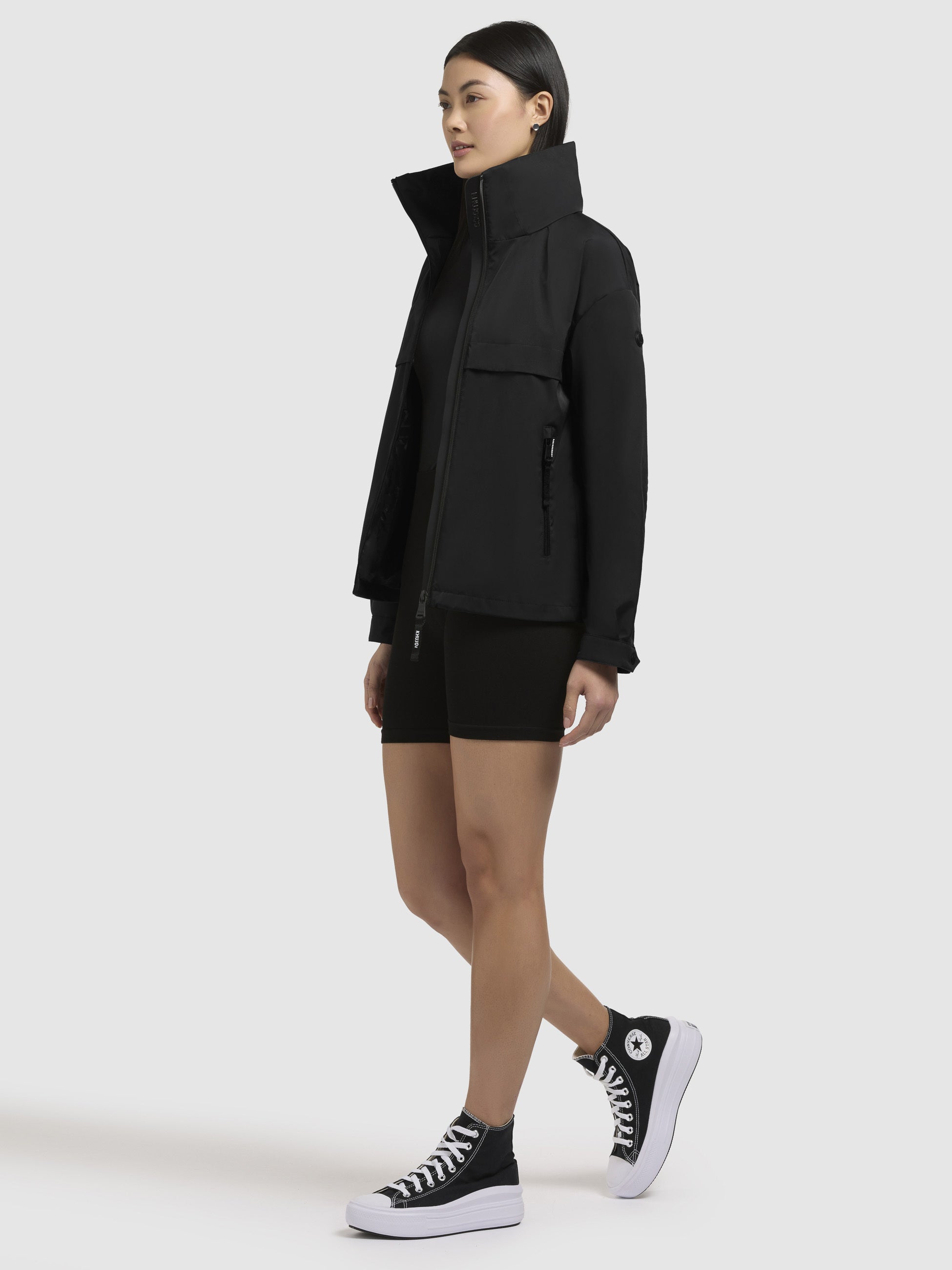 khujo-jacke-raibe-schwarz-h-ftlange-sommerjacke-mit-kapuze-regular-fit image 2