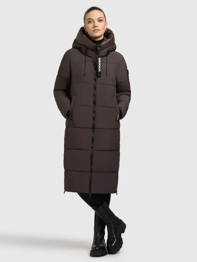 khujo-coat-nalu-moody-plum-damen-steppmantel-knielang image 1