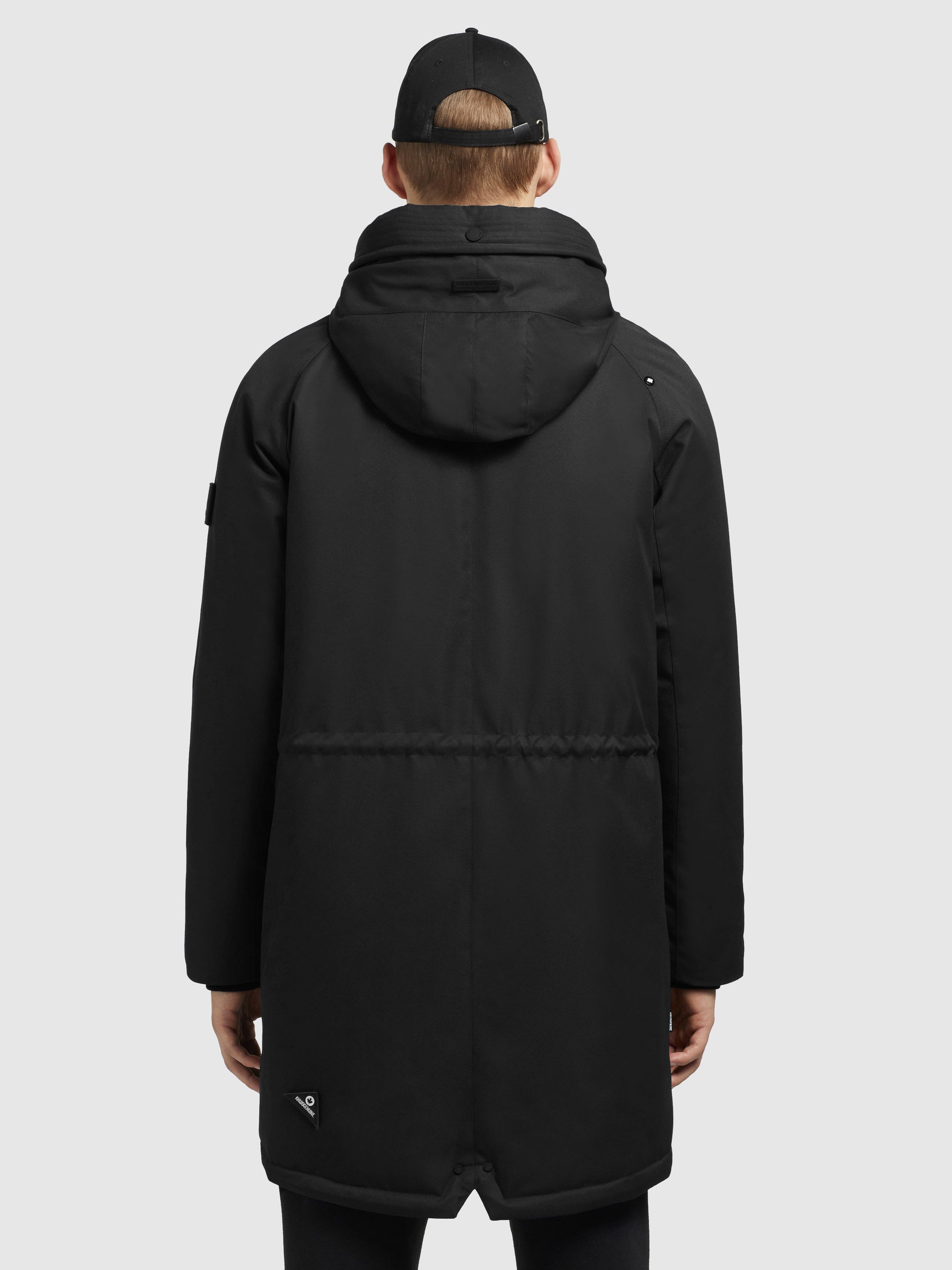 khujo-wintermantel-tandem-schwarz-parka-loose-fit image 3