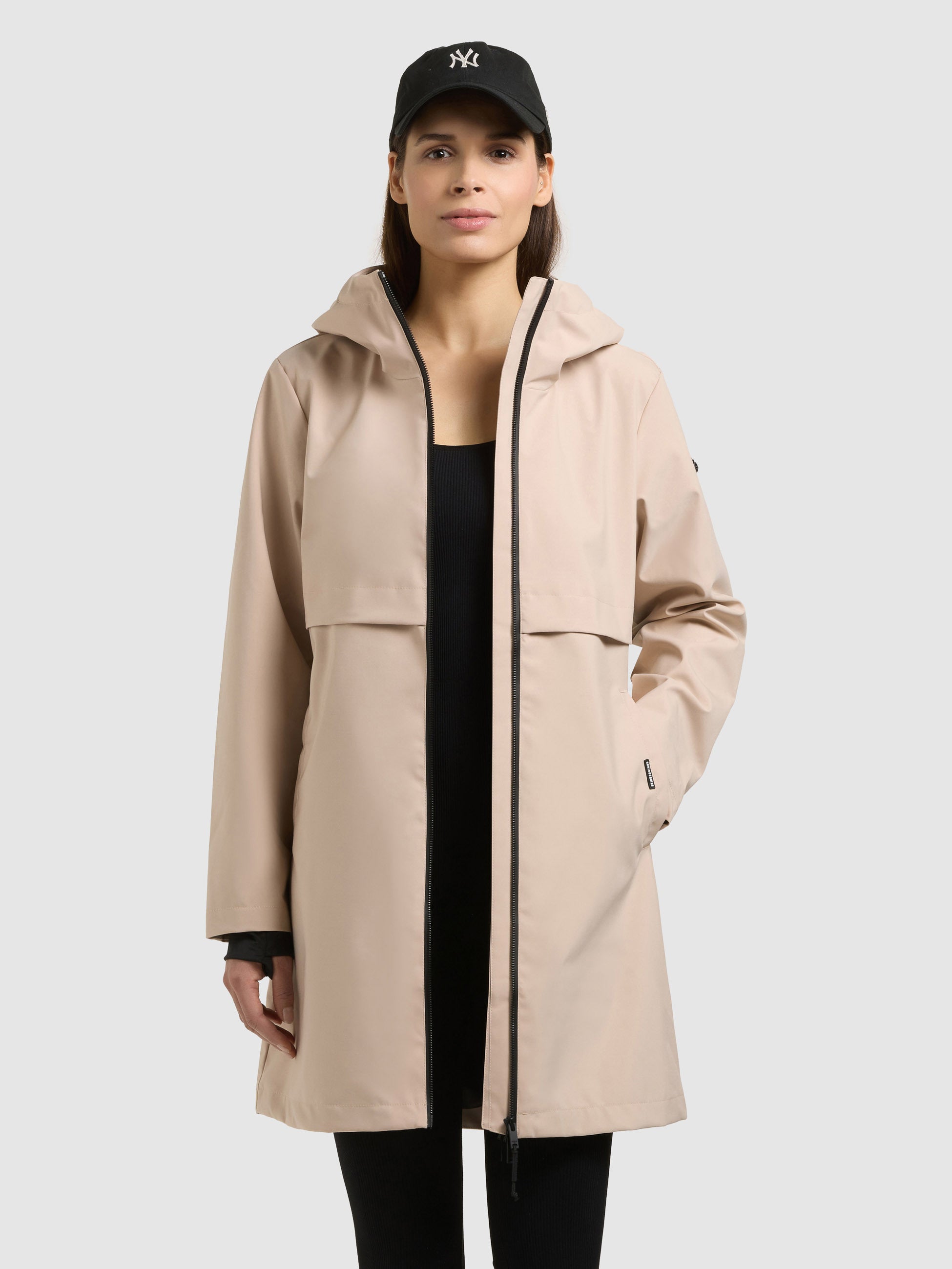 khujo-mantel-june-soft-beige-leichter-damen-kurzparka image 4
