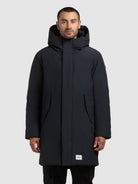 khujo-coat-fogg-port-blue-damen-parka-mantel image 4