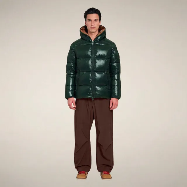 save-the-duck-edgard-herren-steppjacke-nori-gr-n-laqu-mit-kapuze image 1