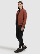 khujo-jacke-ange-rotbraun-stepp-bomberjacke-kurz-regular-fit image 2