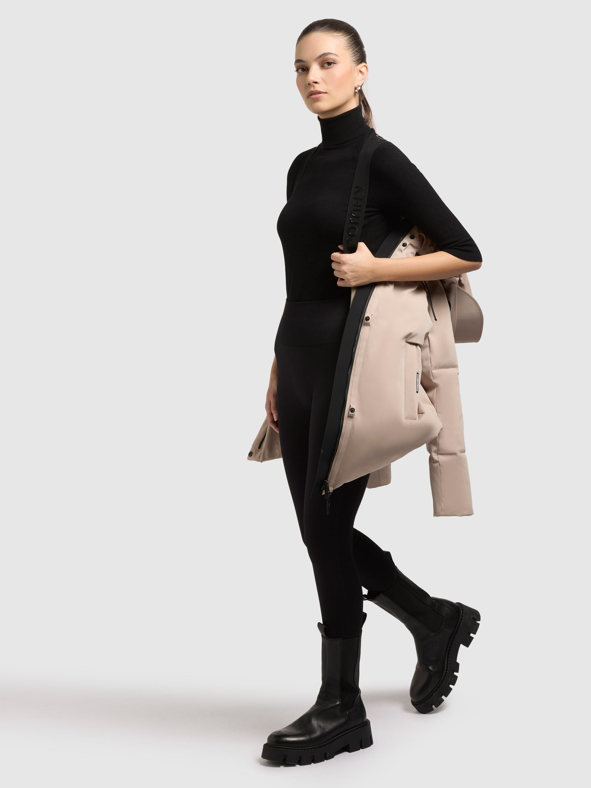 khujo-jacke-allap-macaroon-beige-teilgesteppte-winterjacke-mit-kapuze image 7