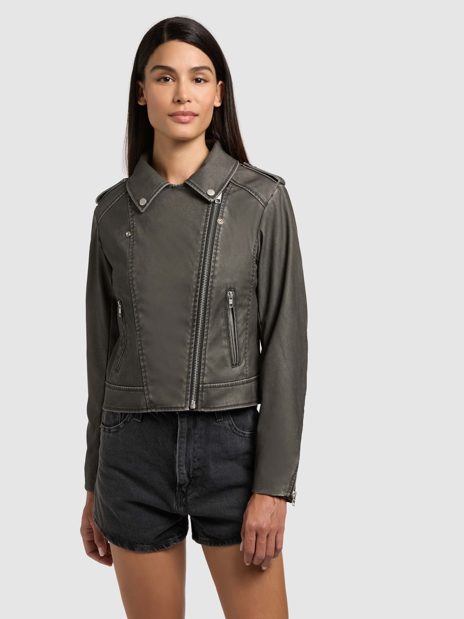 khujo-jacke-yael-2in1-vintage-black-damen-bikerjacke-kunstleder-mit-einsatz image 7